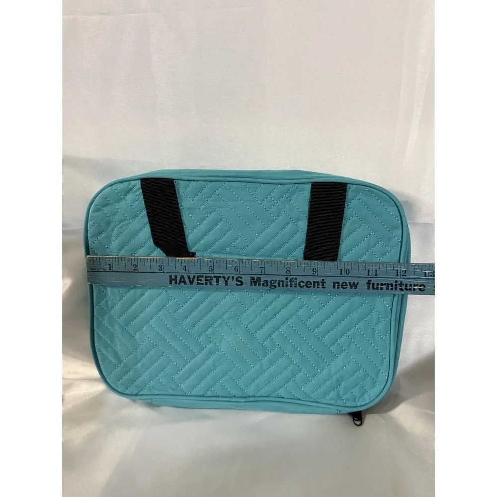 B&C Large Travel Hanging Organizer Bag Turquoise Cosmetic Multi-pocket Bag